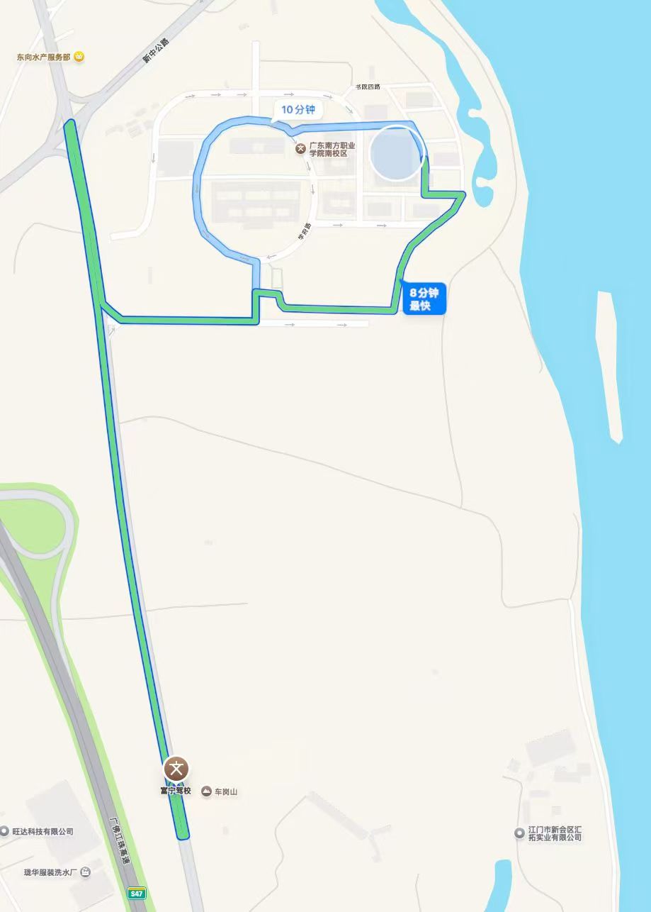 富宁驾校导航图
